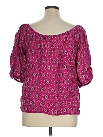 By Anthropologie Short Sleeve Blouse (view 2)