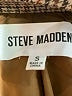 Steve Madden Houndstooth Brown Coat Size S - photo 6