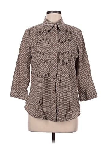 Coldwater Creek 3/4 Sleeve Button-Down Shirt (view 1)