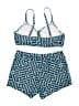 Unbranded Print Blue Two Piece Swimsuit Size XL - photo 2