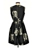 Maia Graphic Black Cocktail Dress Size 4 - photo 2