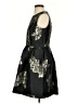 Maia Graphic Black Cocktail Dress Size 4 - photo 5