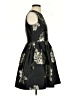 Maia Graphic Black Cocktail Dress Size 4 - photo 4