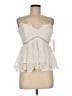 Aqua 100% Polyester Ivory Sleeveless Blouse Size M - photo 1
