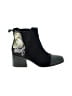 TOMS 100% Leather Black Ankle Boots Size 9 1/2 - photo 1