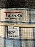 Talbots 100% Linen Plaid Blue Casual Skirt Size 8 - photo 4