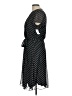 MSK Polka Dots Black Casual Dress Size 10 - photo 5