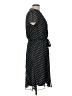 MSK Polka Dots Black Casual Dress Size 10 - photo 4