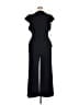 Bebe 100% Polyester Solid Black Jumpsuit Size XL - photo 2
