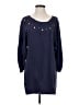 Madison Marcus 100% Silk Blue 3/4 Sleeve Silk Top Size S - photo 1