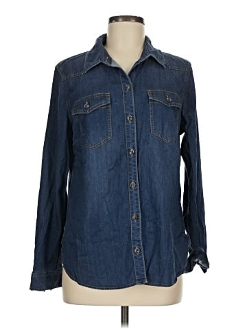 CAbi Long Sleeve Button-Down Shirt (view 1)