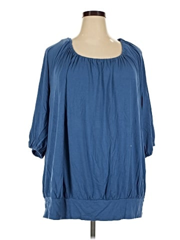 INC International Concepts 3/4 Sleeve Blouse (view 1)