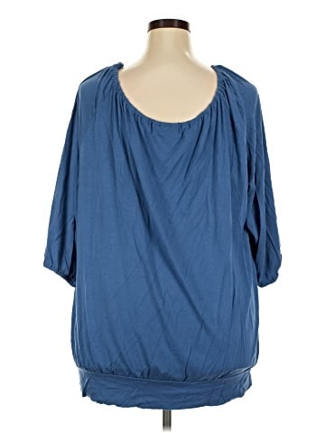INC International Concepts 3/4 Sleeve Blouse (view 2)