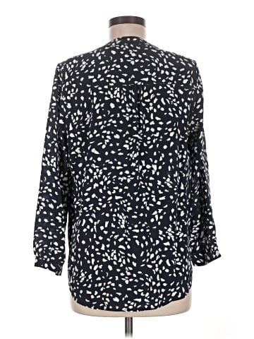Amour Vert Long Sleeve Silk Top (view 2)