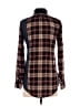 BCBGeneration Plaid Burgundy Long Sleeve Blouse Size XS - photo 2