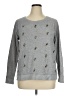 Apt. 9 Print Gray Sweatshirt Size XL - photo 1