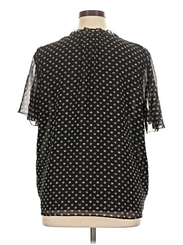 Ann Taylor Short Sleeve Blouse (view 2)