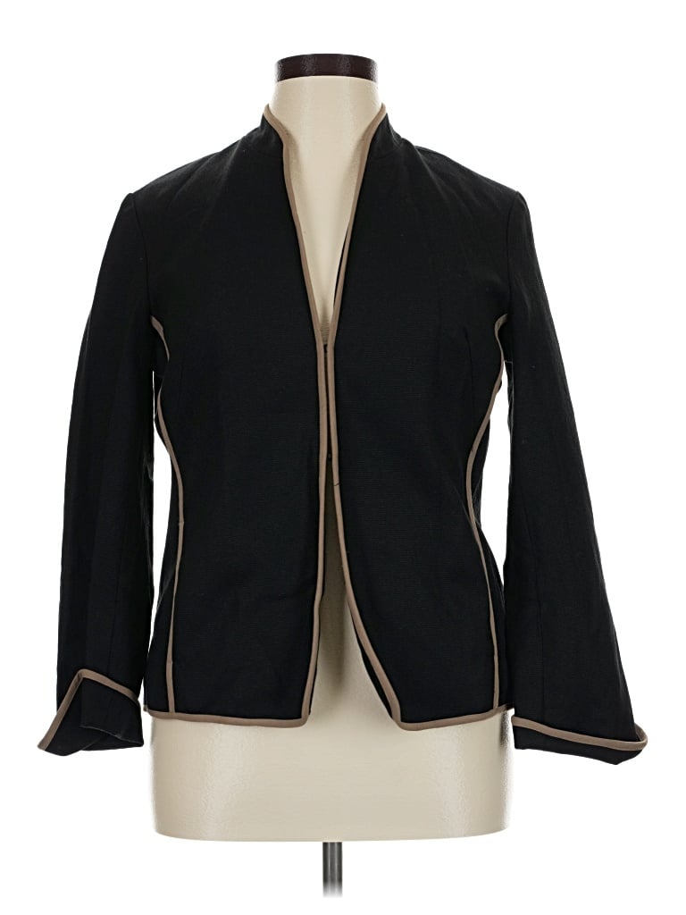 Pre-owned Coldwater Creek Blazer Jacket In Black