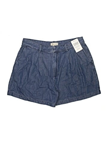 Madewell The Harlow Superwide Jean Short: Airy Denim Edition (view 1)