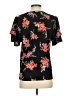 MICHAEL Michael Kors Floral Black Short Sleeve Blouse Size S - photo 2