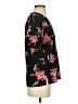 MICHAEL Michael Kors Floral Black Short Sleeve Blouse Size S - photo 4