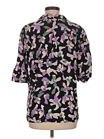Equipment 3/4 Sleeve Silk Top (view 2)