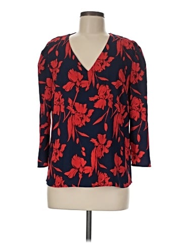 Halogen 3/4 Sleeve Blouse (view 1)