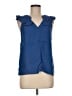 Tara Jarmon Blue Sleeveless Blouse Size EU (FR) 38 / US 6 - photo 1