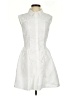 Aqua 100% Polyester White Cocktail Dress Size S - photo 1