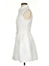 Aqua 100% Polyester White Cocktail Dress Size S - photo 5