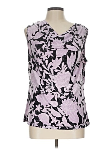 Black Label by Evan Picone Sleeveless Blouse (view 1)