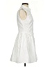 Aqua 100% Polyester White Cocktail Dress Size S - photo 4