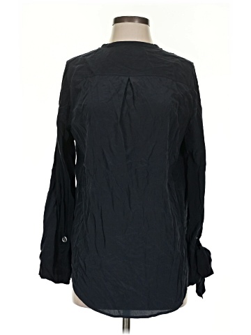 Equipment Long Sleeve Silk Top (view 1)