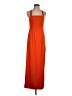 NBD Solid Orange Casual Dress Size S - photo 1