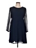 CeCe 100% Polyester Polka Dots Blue Casual Dress Size 10 - photo 1