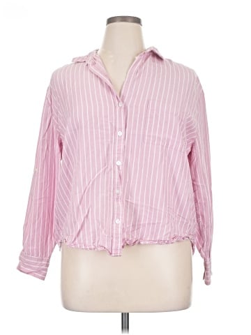 Jachs Girlfriend 3/4 Sleeve Button-Down Shirt (view 1)