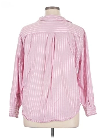Jachs Girlfriend 3/4 Sleeve Button-Down Shirt (view 2)