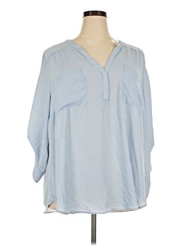 Torrid 3/4 Sleeve Blouse (view 1)