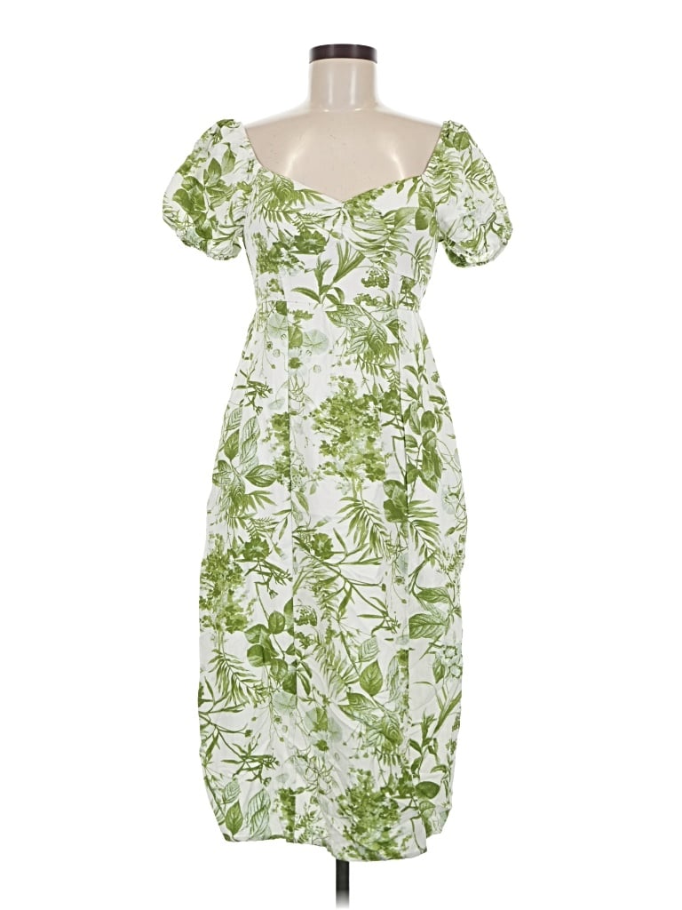 Pre-owned Sweet Wanderer Casual Dress In Green