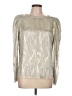 1.State Silver Long Sleeve Top Size L - photo 1