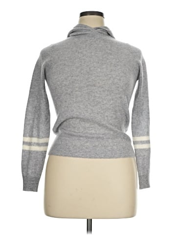 Aqua Cashmere Pullover Sweater (view 1)
