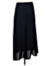 J.Crew 100% Polyester Solid Black Formal Skirt Size S - photo 2