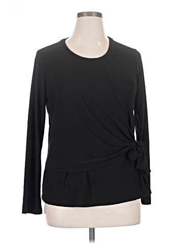 Dennis by Dennis Basso Long Sleeve Top (view 1)