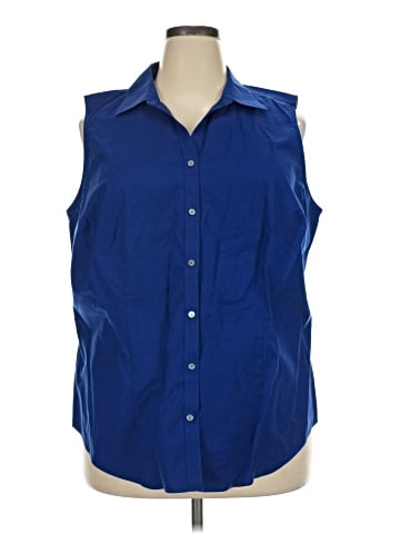 Talbots Sleeveless Button-Down Shirt (view 1)