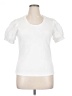 Design History Solid White Short Sleeve Top Size XL - photo 1