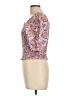Angie Orange Short Sleeve Top Size L - photo 5