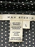 Max Studio Polka Dots Black Casual Skirt Size L - photo 4