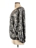 Laundry by Shelli Segal 100% Polyester Silver Long Sleeve Blouse Size 12 - photo 5