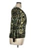 Nic + Zoe Paisley Green Pullover Sweater Size XL - photo 4