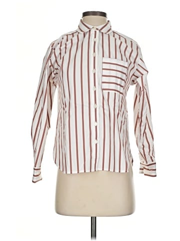Ann Taylor LOFT Outlet Long Sleeve Button-Down Shirt (view 1)